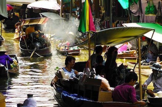 floating market Thailand 